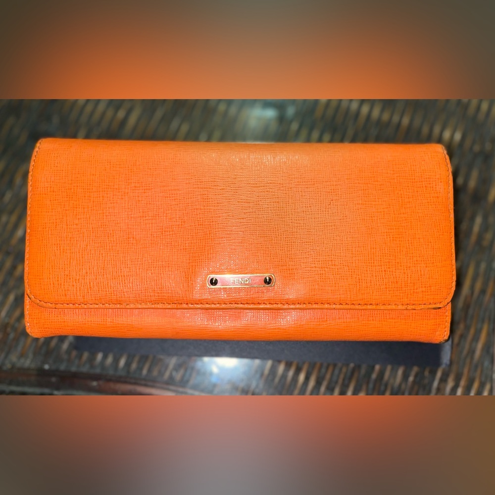 Authentic Leather Fendi Wallet